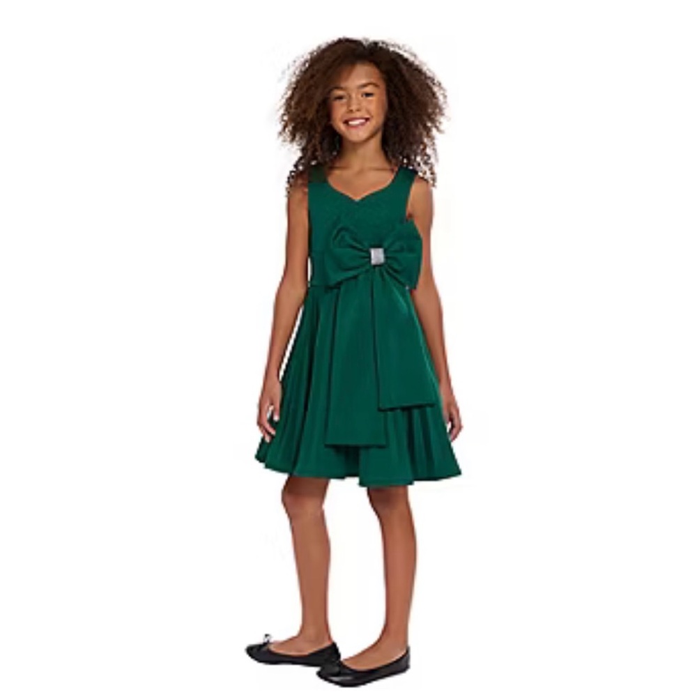 SOLD! Easter Bonnie Jean Big Kid Girls Sleeveless A-Line Dress